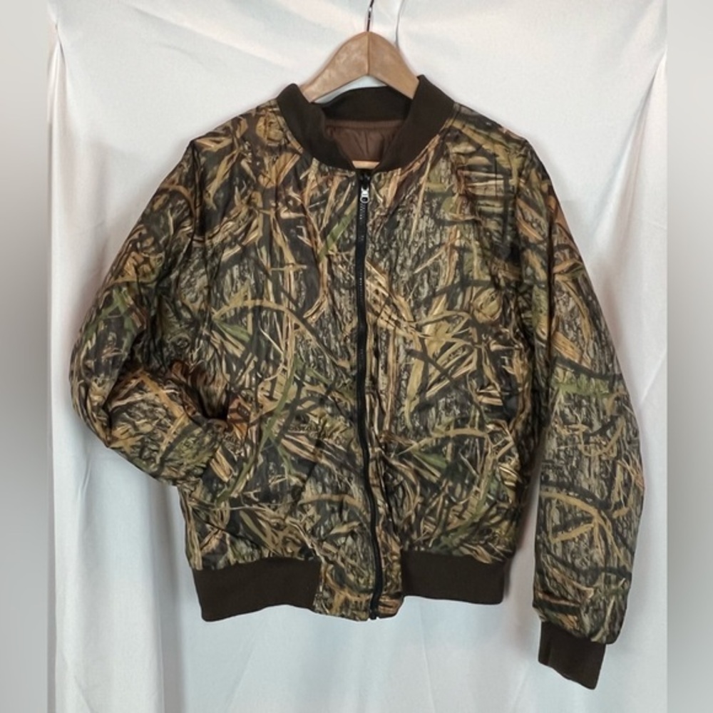 Cabela’s Size M‎ Reversible Brown/Mossy Oak Hunting Jacket